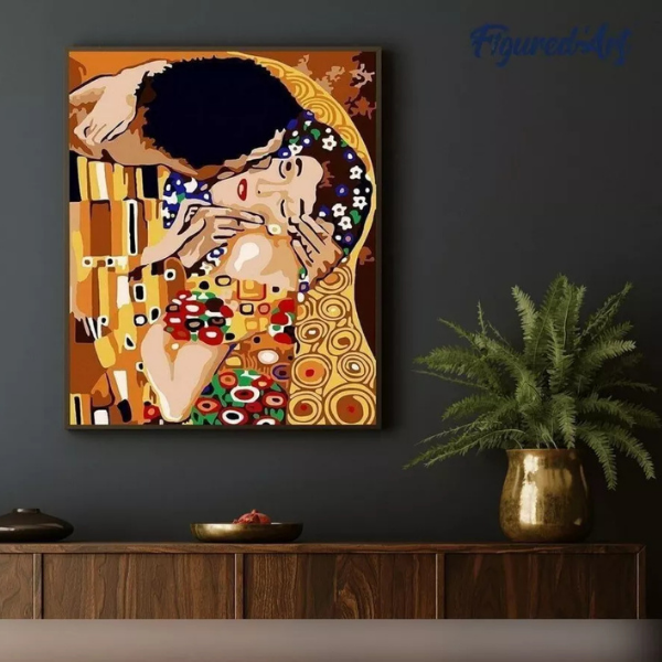 Malen nach Zahlen - Zarter Kuss