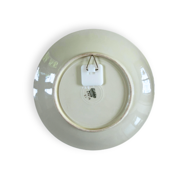 Vintage Wandteller "HEY DU SCHÖNE SEELE" | Upcycling Unikat | 20 cm