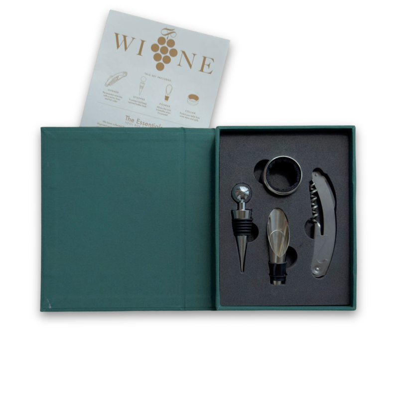 Coffee Table Book Wein Essentials | Weinzubehör in Buchbox