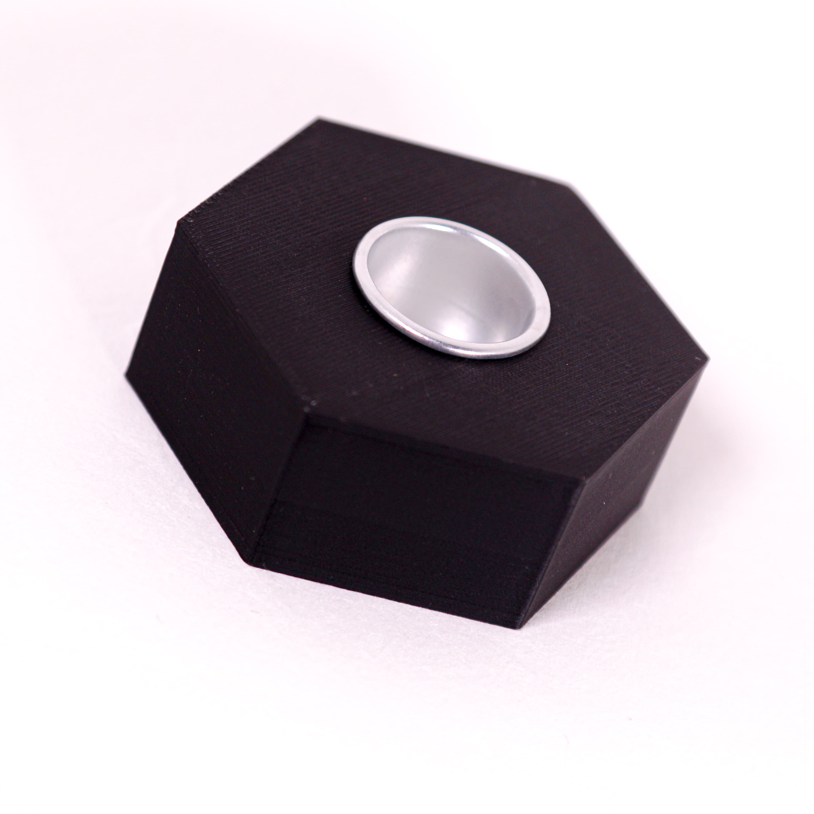 ANIS Kerzenhalter - BASE - schwarz