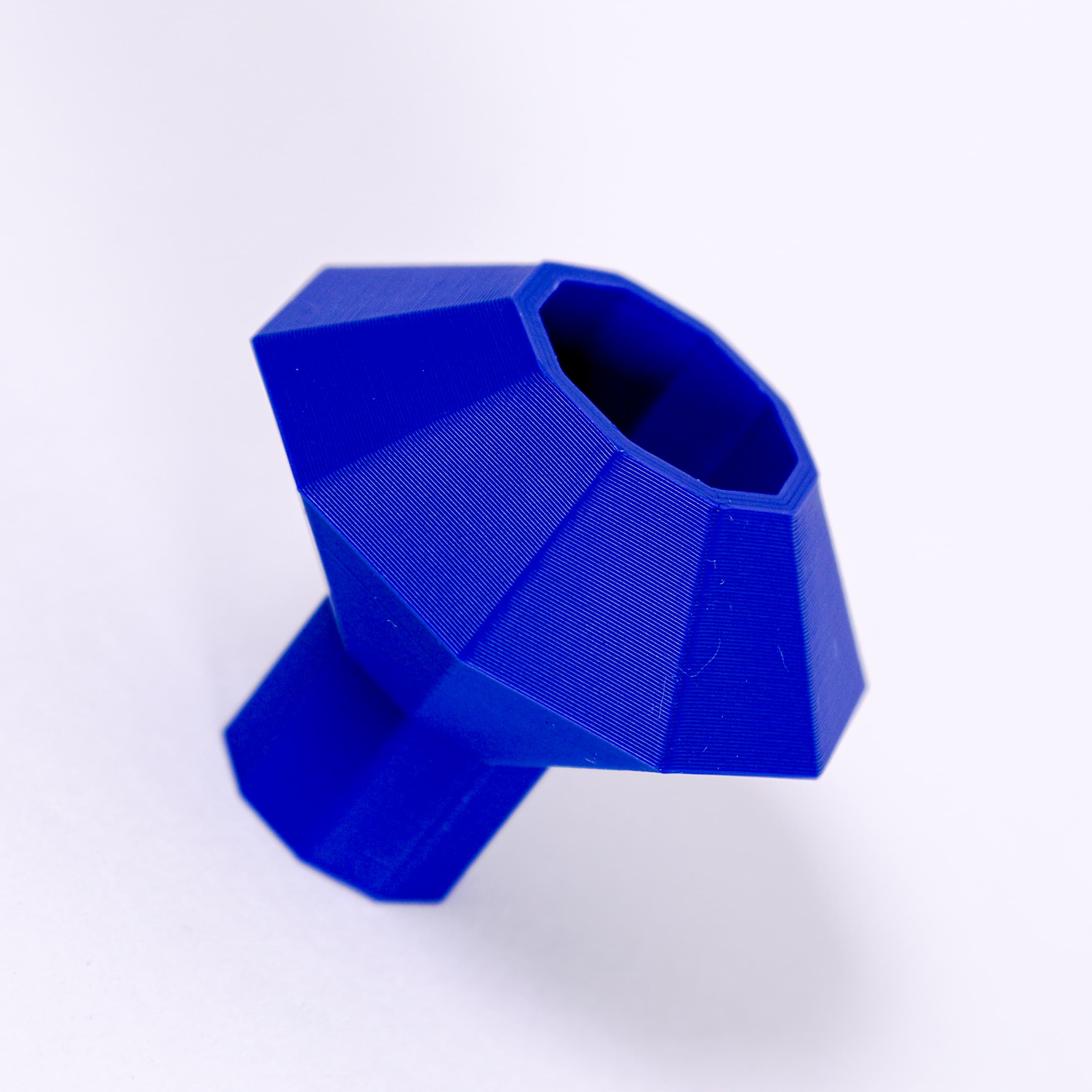 ANIS Kerzenhalter - DIAMANT - blau