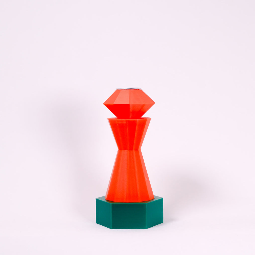 ANIS Kerzenhalter - Modul "DIAMANT" - orange