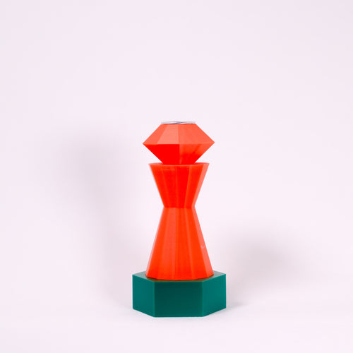 ANIS Kerzenhalter - Modul "DIAMANT" - orange