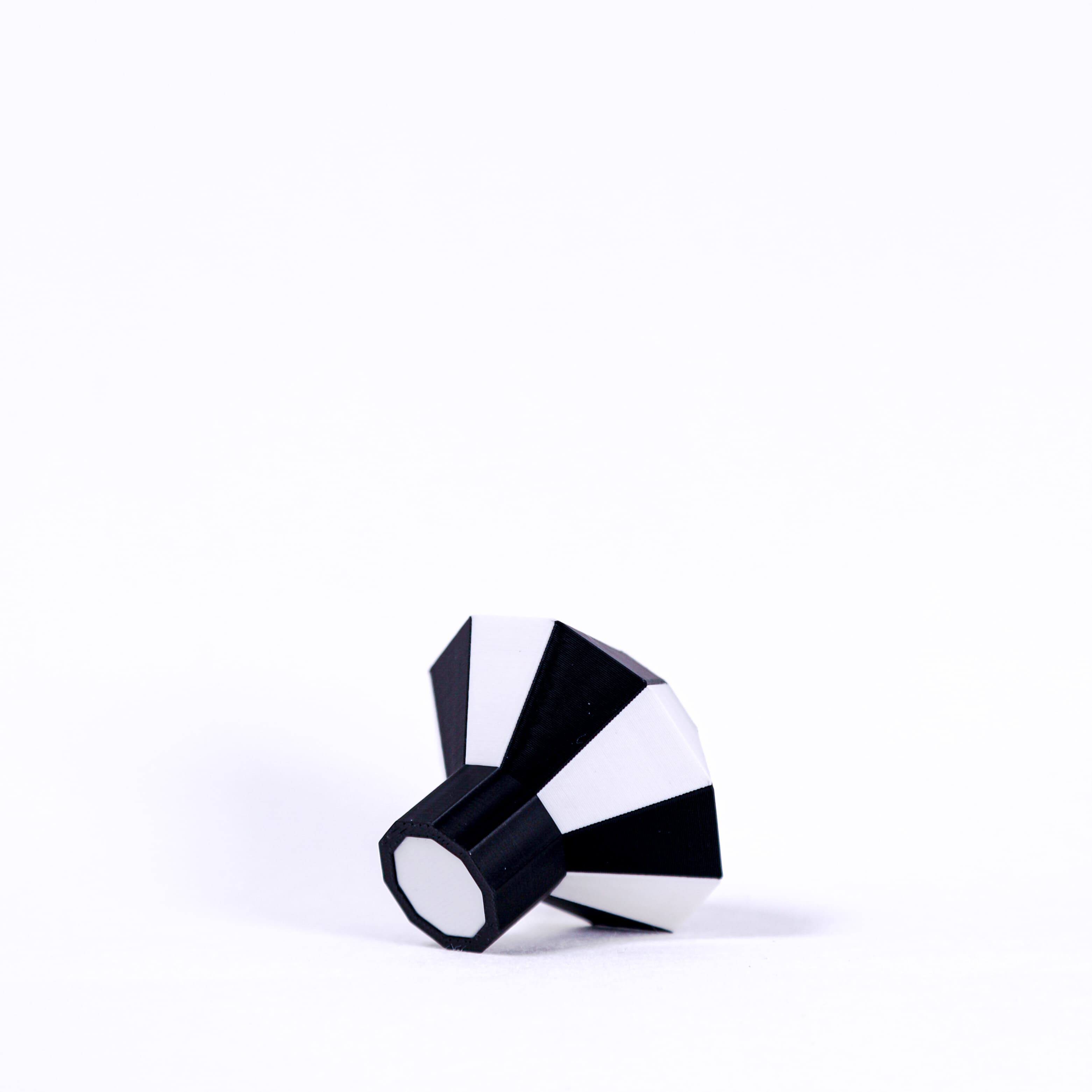 ANIS Kerzenhalter - DIAMANT DUO - schwarz weiß