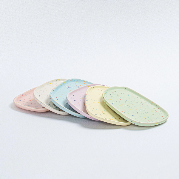 Serviertablett Konfetti