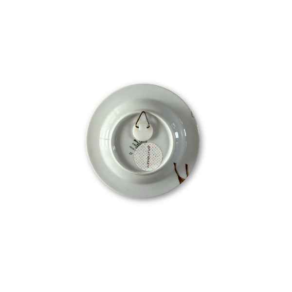 Vintage Mini-Wandteller "IN MY COZY ERA" | Upcycling Unikat | 13 cm