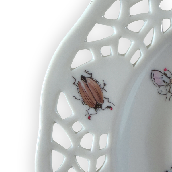 Vintage Wandteller "SELF LOVE CLUB" | Upcycling Unikat | 16 cm