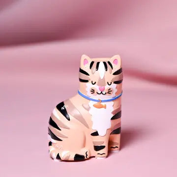 WIDDOP Streichholzhalter Miau als Tischdeko – Geschenk für Katzenliebhaber