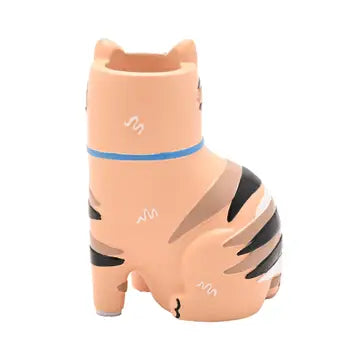 WIDDOP Streichholzhalter Miau – Rückansicht Keramik Katzenfigur