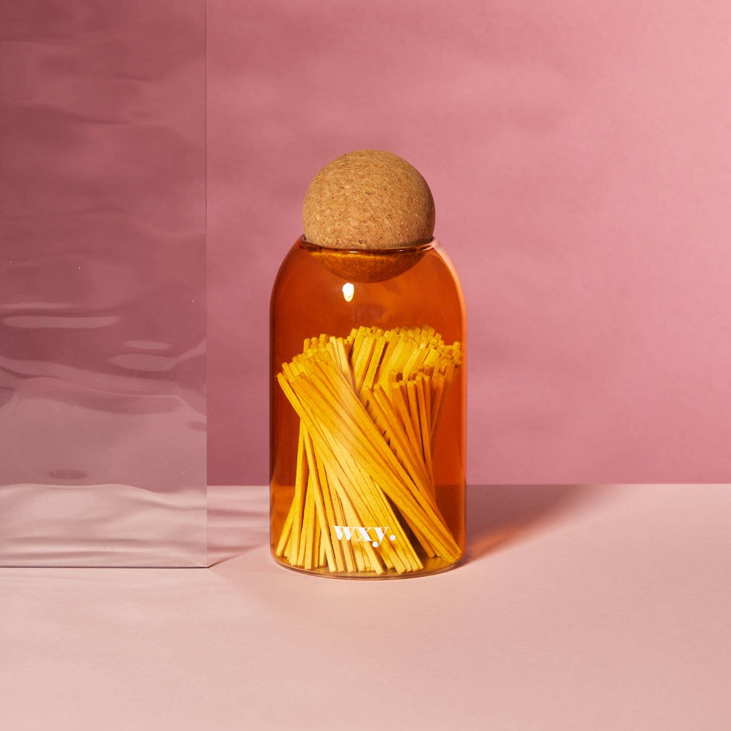 wxy. Streichholzglas Honey Yellow als Tischdeko – Kerzenzubehör Lifestyle